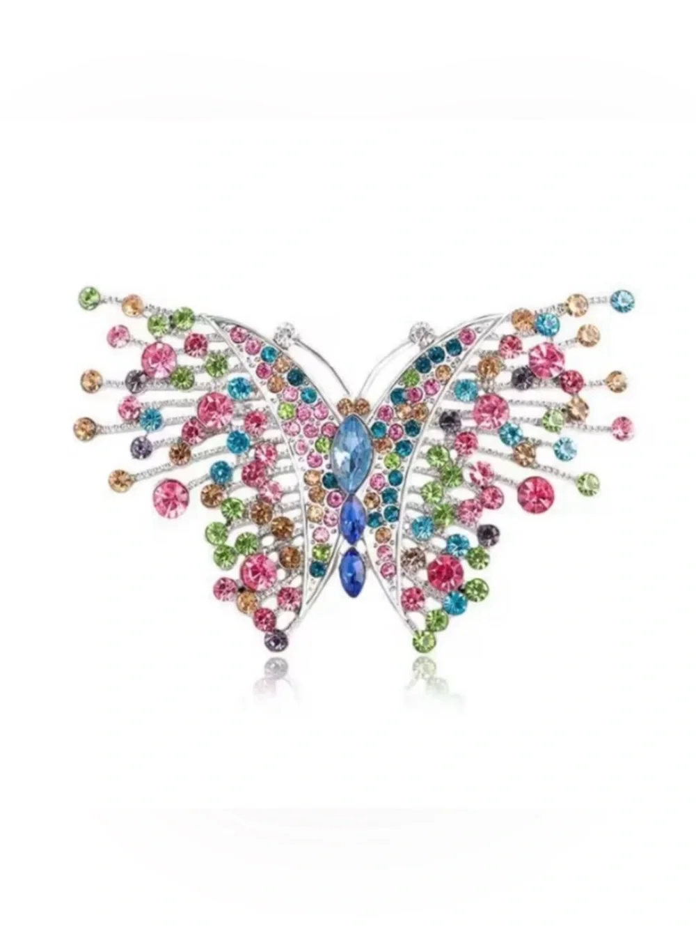 New Colorful Butterfly Brooch Inlaid Synthetic Zirconia Pin Women’s Jewelry